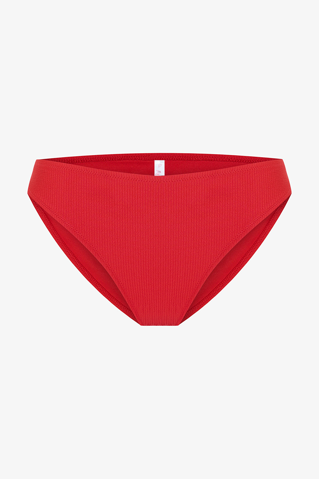 Red Tiara Slip Bikini Bottom