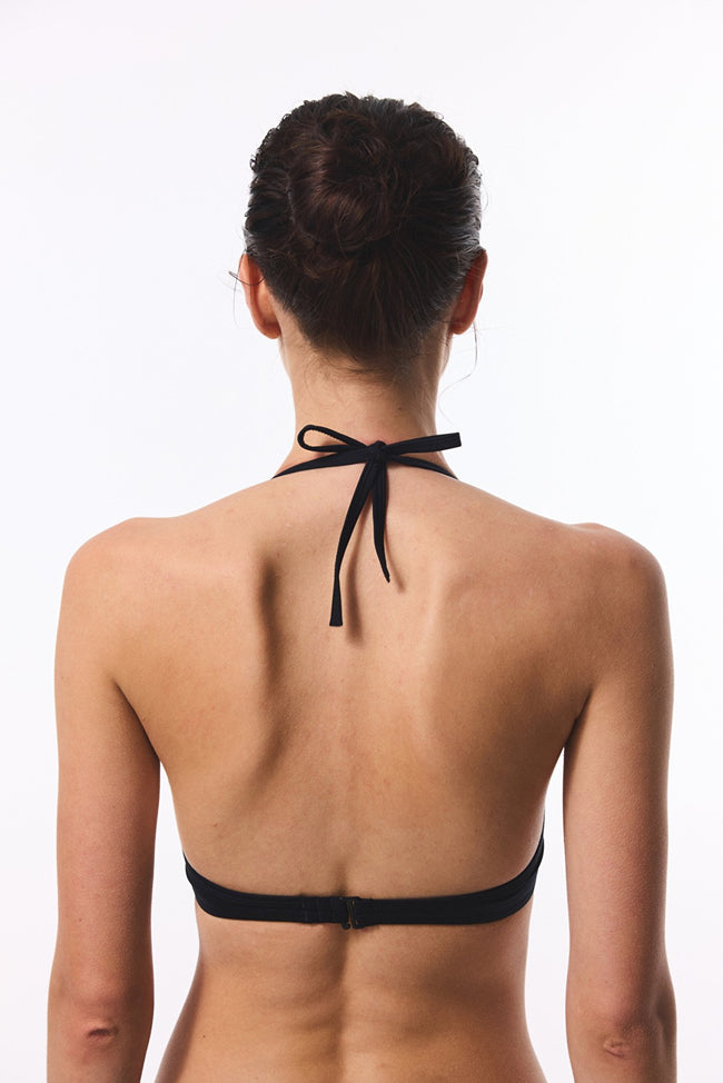 Black Cup Push Up Underwire Bikini Top Main Image