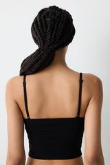 Harry Potter Removable Padded Black Crop Undershirt