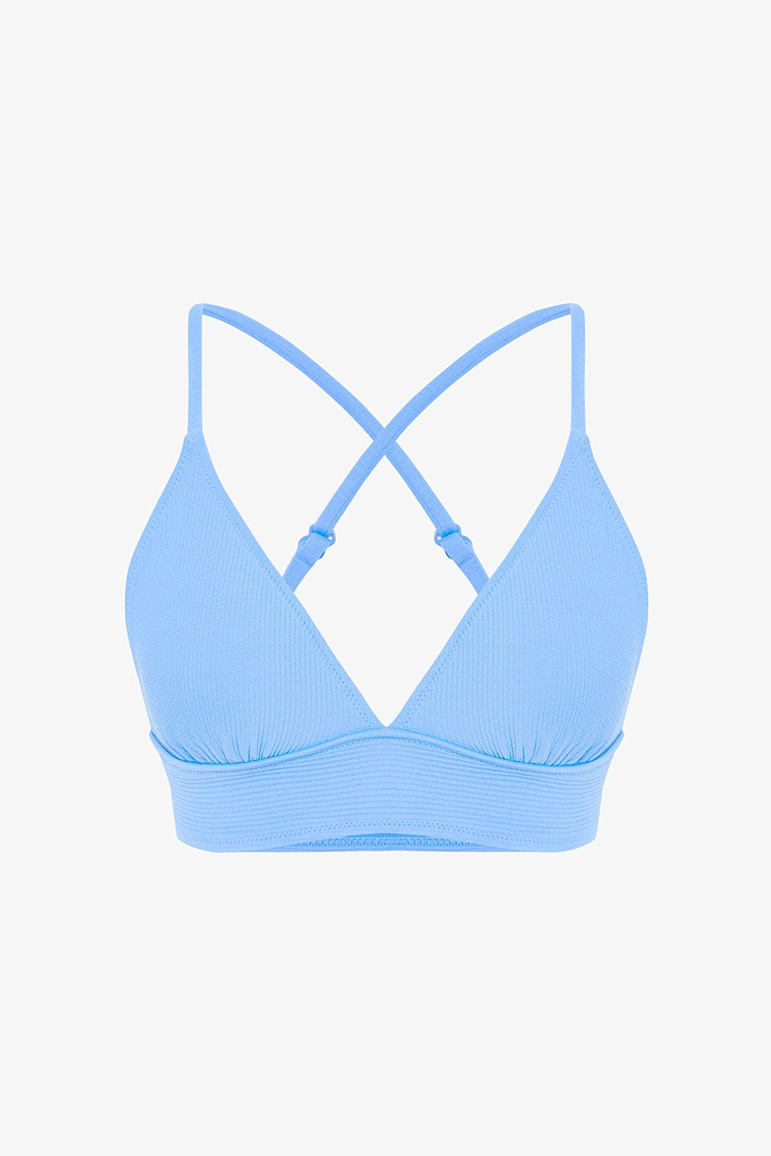 Blue Bubble Bralette Bikini Top