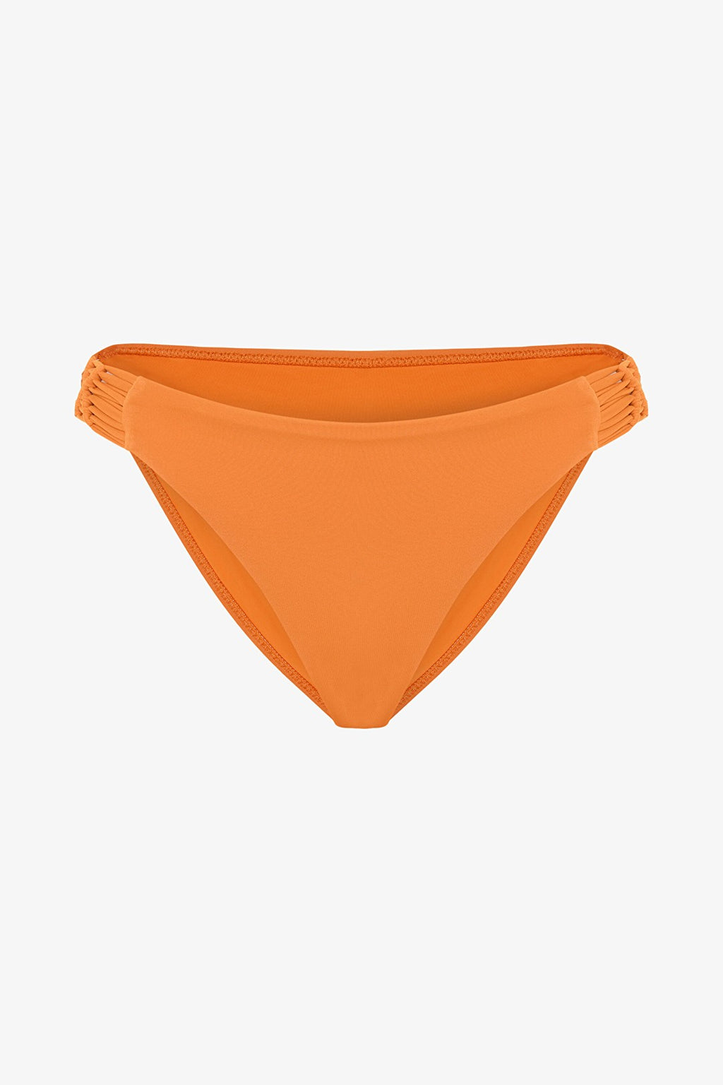 Orange Macrame Detailed Bikini Bottom