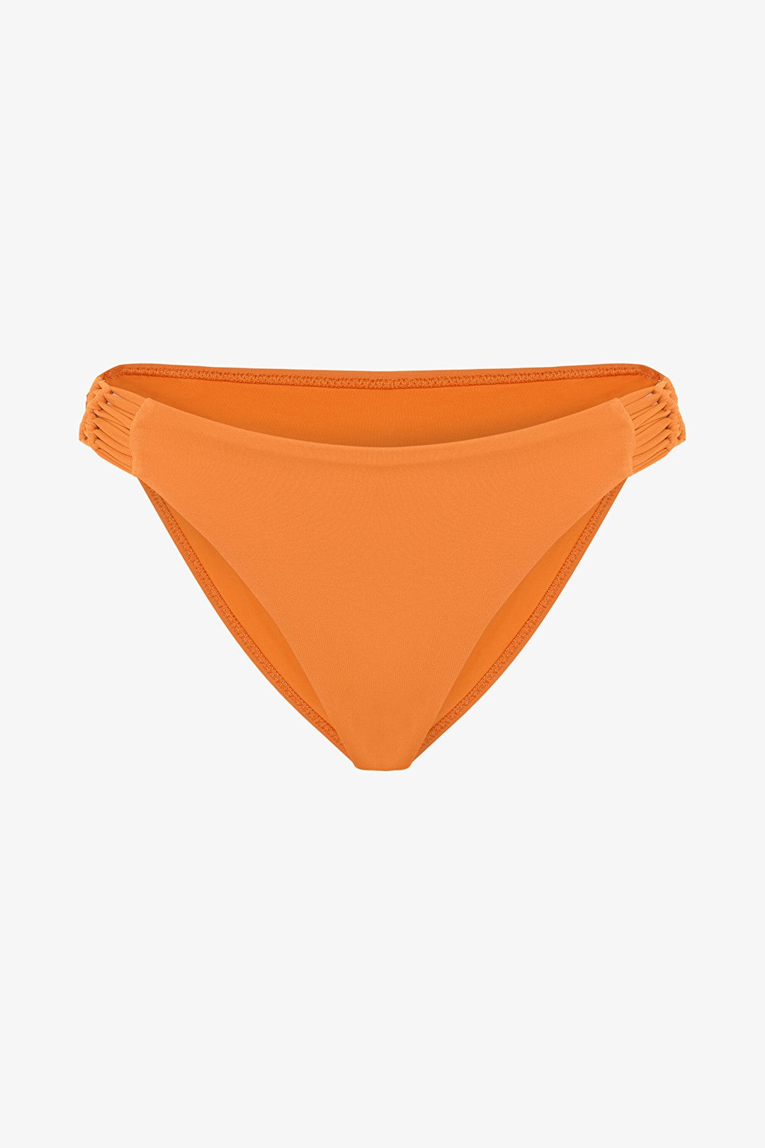 Orange Macrame Detailed Bikini Bottom