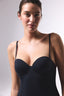 Black Molien Pop Up Underwire Swimsuit