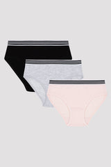 Girls Stripe Basic 3in1 Slip