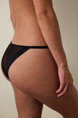 Low Waist Fishnet Brazilian Panties