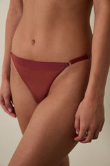 Low Waist Fishnet Brazilian Panties