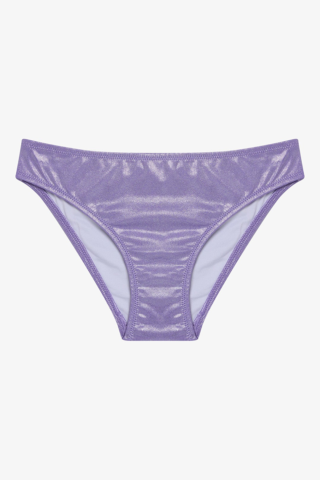 Lilac Girls Shiny Halter Neck Bikini Set