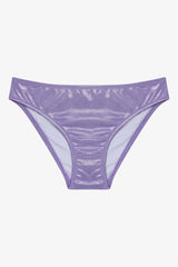 Lilac Girls Shiny Halter Neck Bikini Set