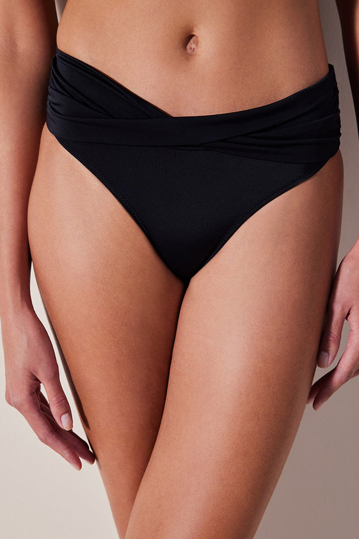 Twist Black Bikini Bottom