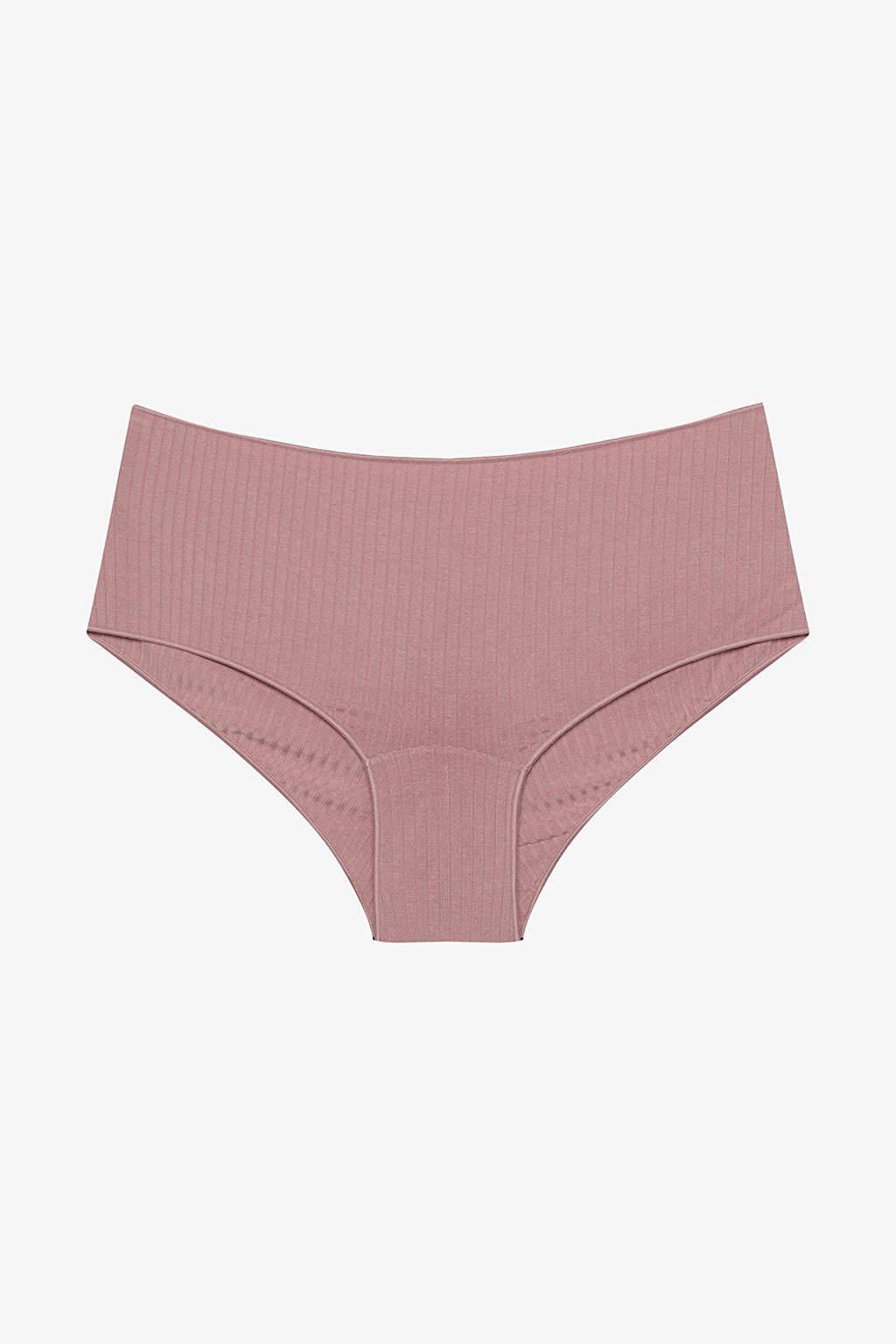 Modal Ribbed 2-Piece Multicolored Boyshort