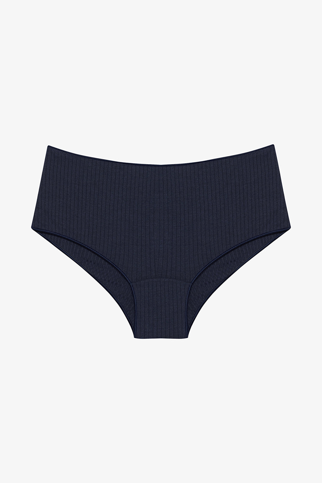 Modal Ribbed 2-Piece Multicolored Boyshort