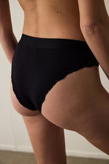Black Chrome Slip Panties