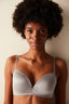 Cosy Shiny Micro Wire-Free Gray Bra
