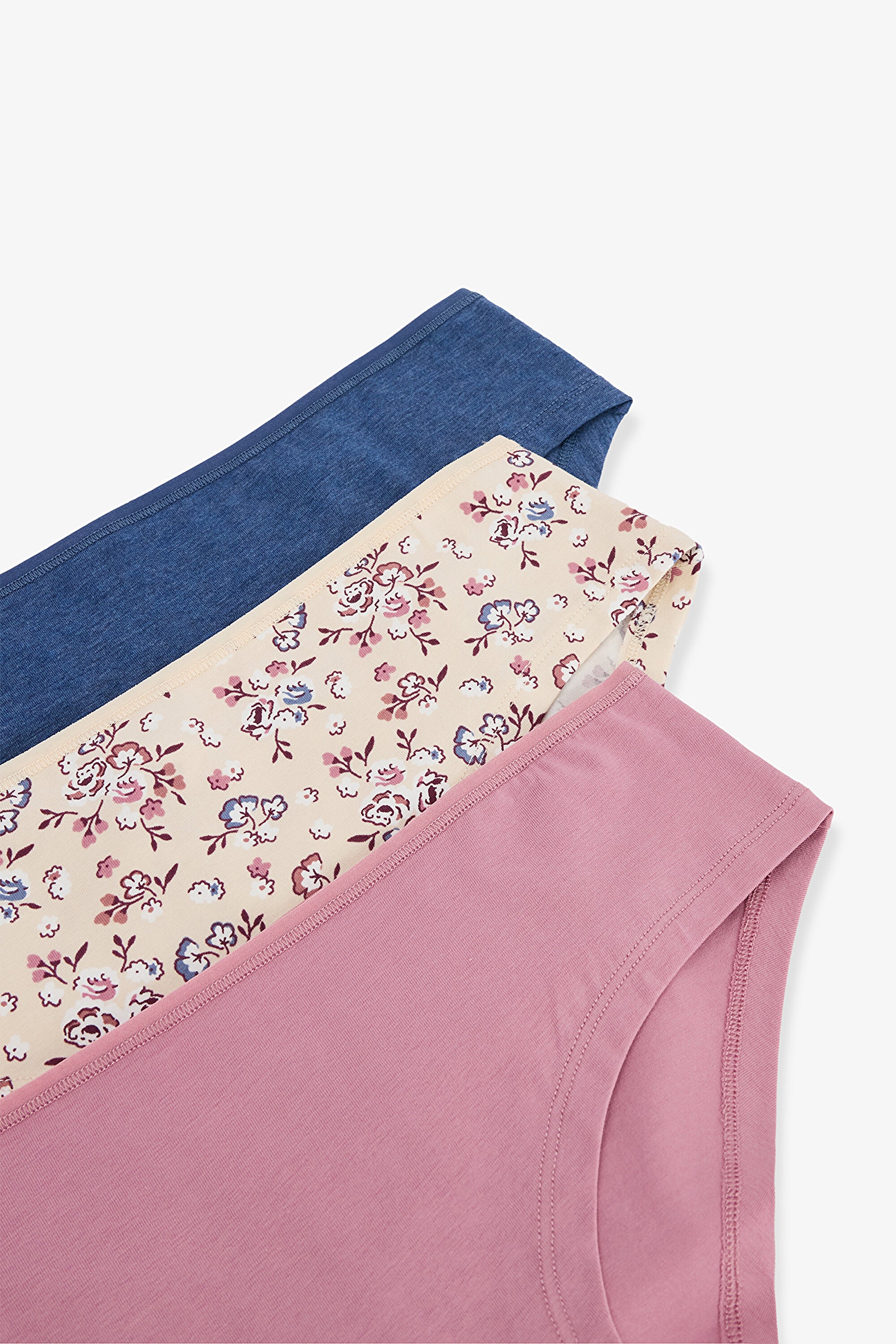 Floral Rose Harmony 3-Pack Hipster Panties