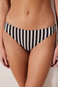 Alia Slip Stripped Bikini Bottom