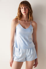 Dahlia Satin Short PJ Bottom