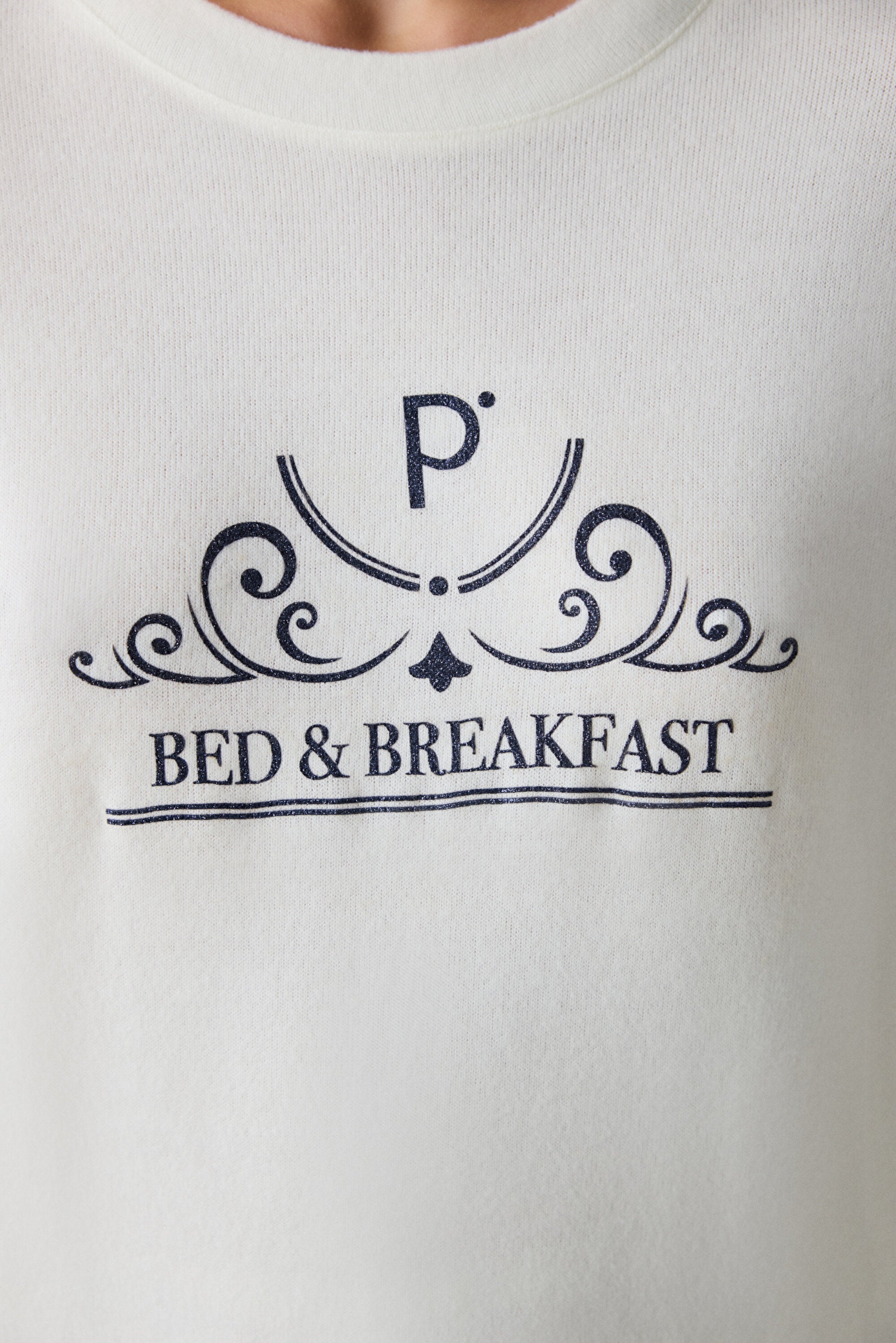 Aria Soft Ecru Sweatshirt