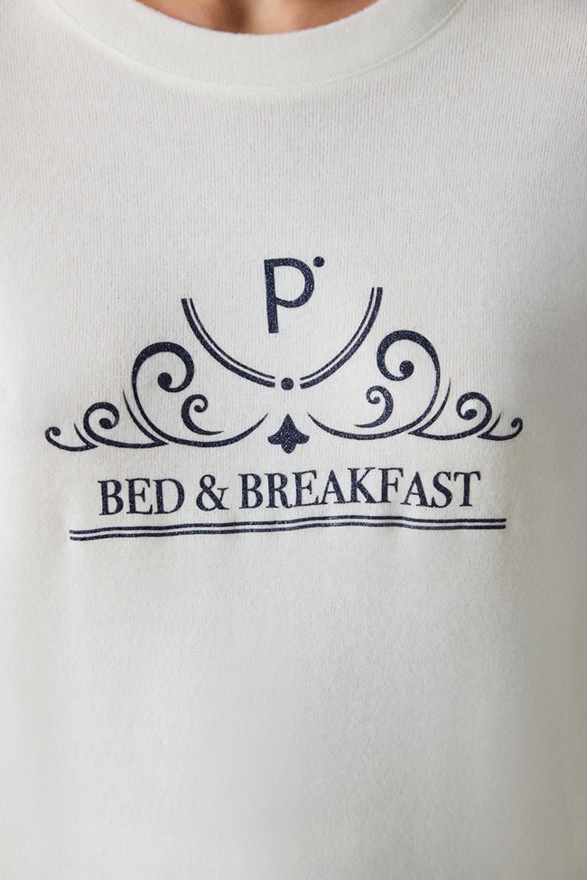 Aria Soft Ecru Sweatshirt Main Image