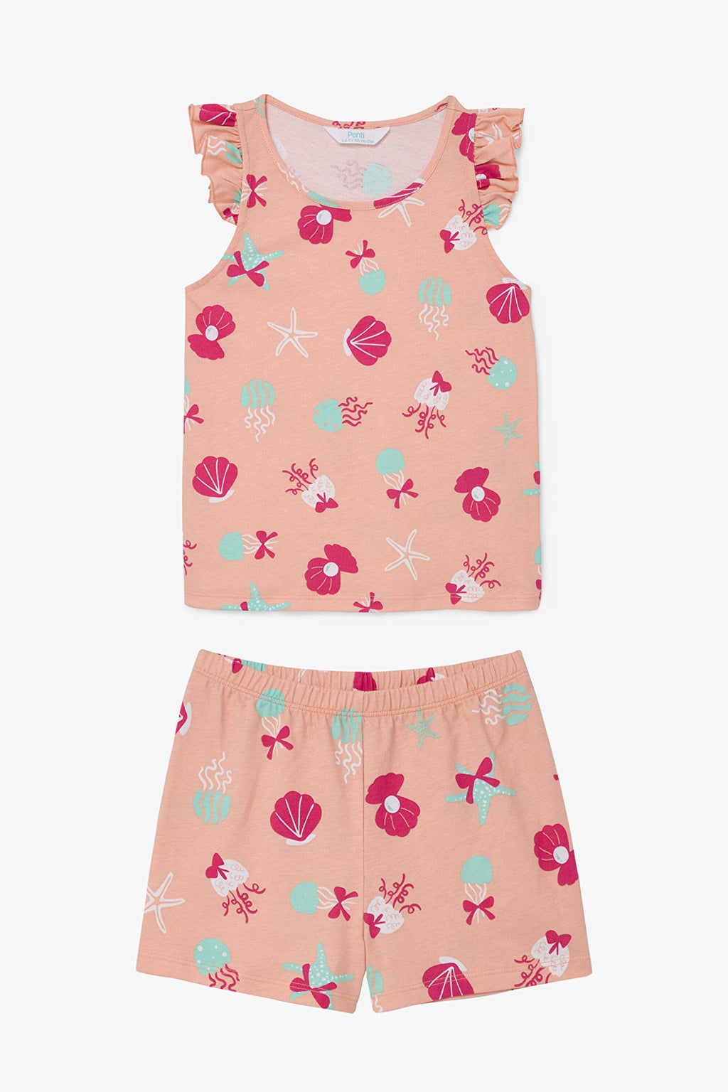 Girls Keep Our Ocean 2-Piece Pajama Set