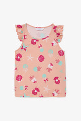 Girls Keep Our Ocean 2-Piece Pajama Set