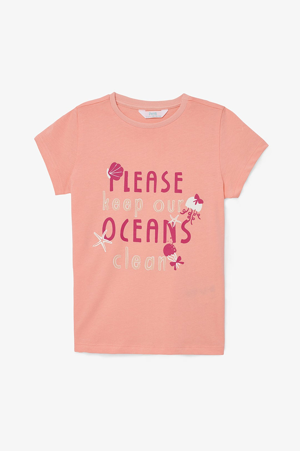 Girls Keep Our Ocean 2-Piece Pajama Set