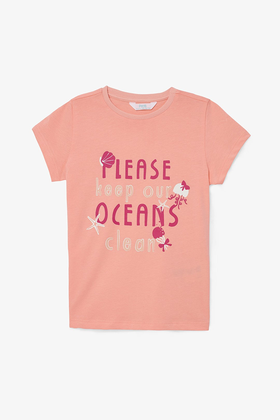 Girls Keep Our Ocean 2-Piece Pajama Set