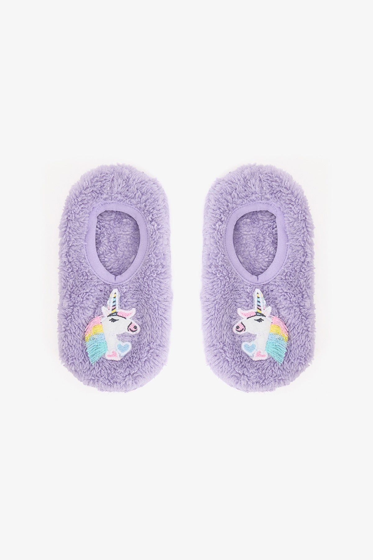 Lilac Girls Unicorn Patterned Non-Slip Sole Home Slippers