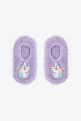 Lilac Girls Unicorn Patterned Non-Slip Sole Home Slippers