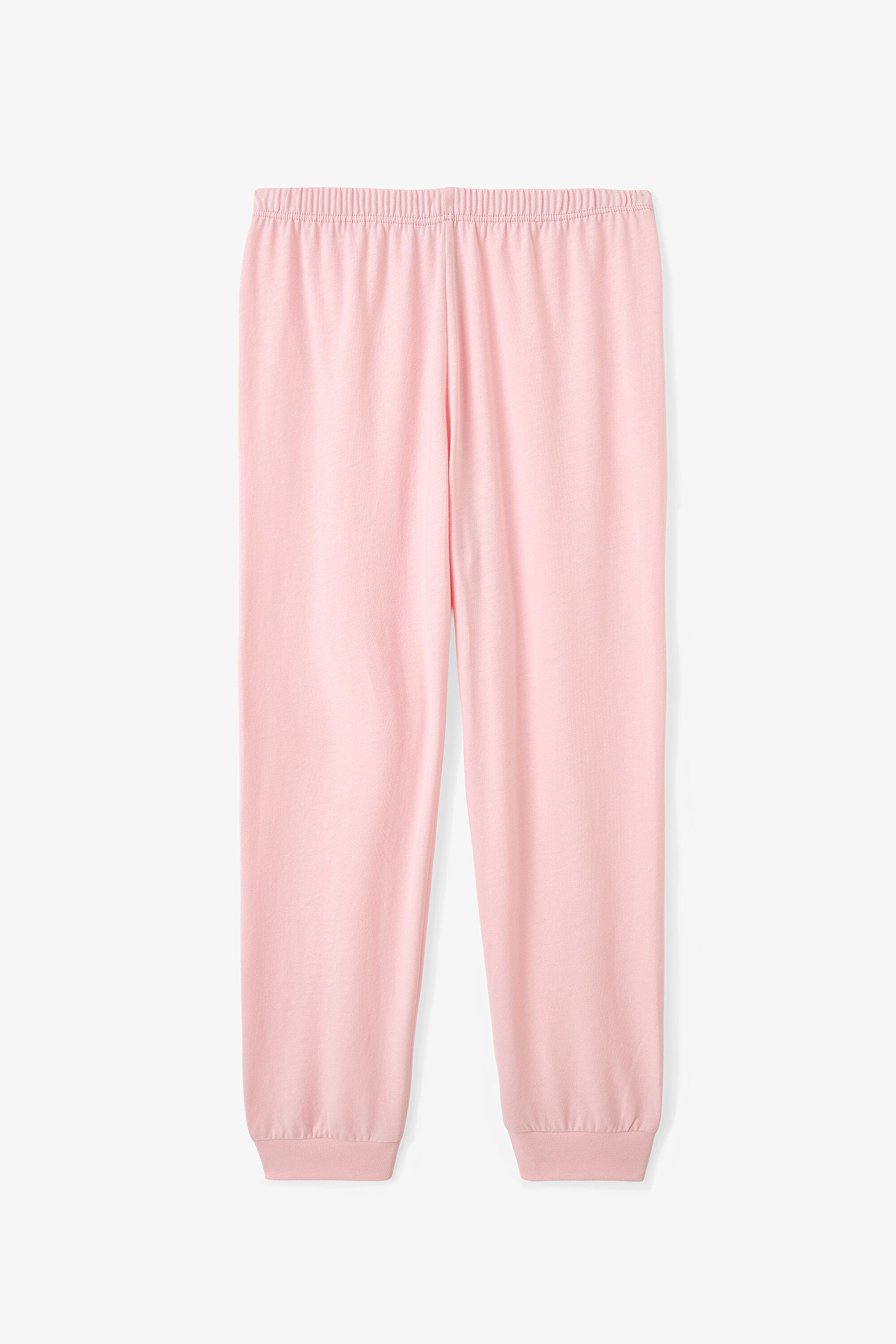 Pawfectly Girls Leopard Print Cotton 2-Piece Long-Sleeve Pajama Set