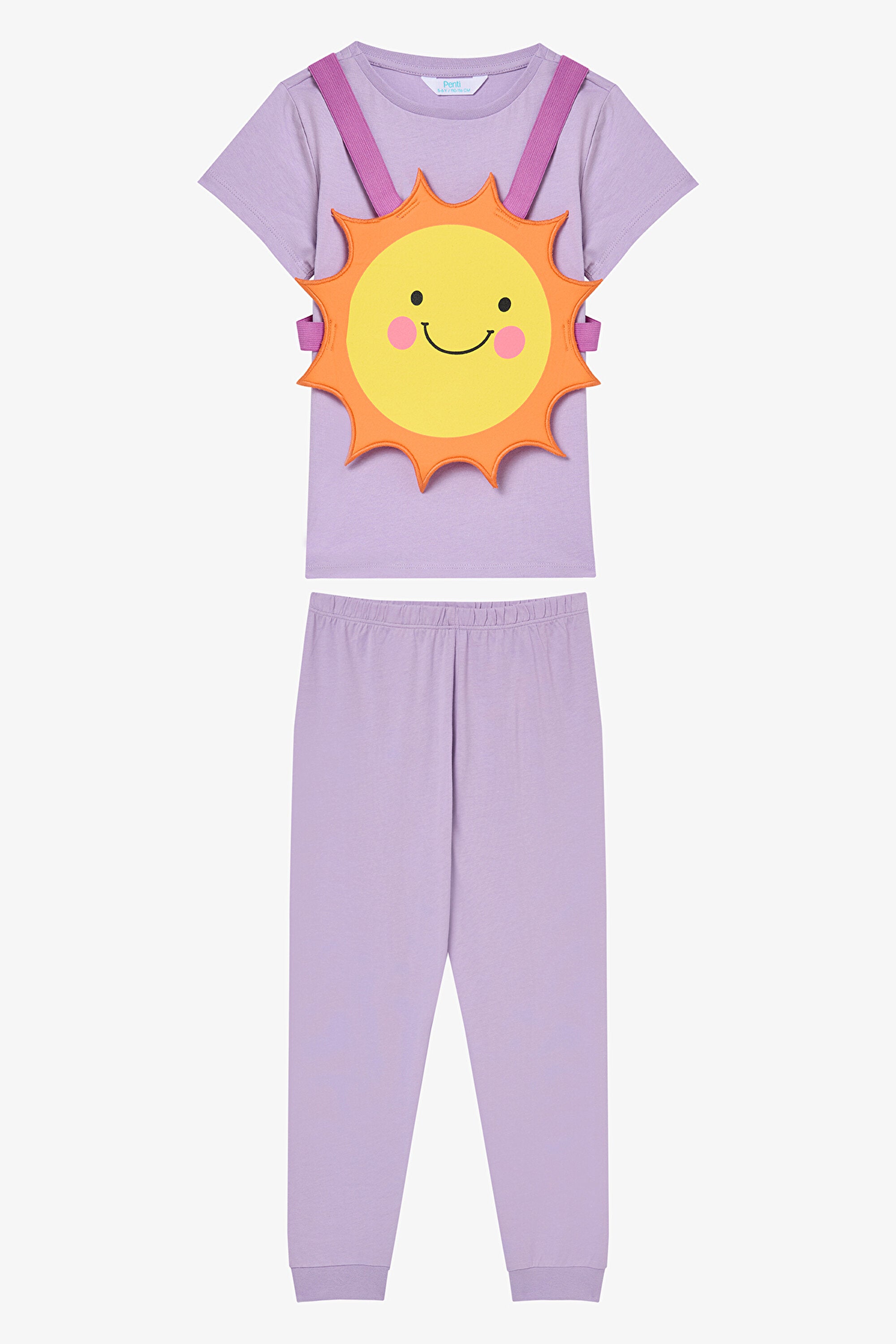 Girls Sun Lilac PJ Set