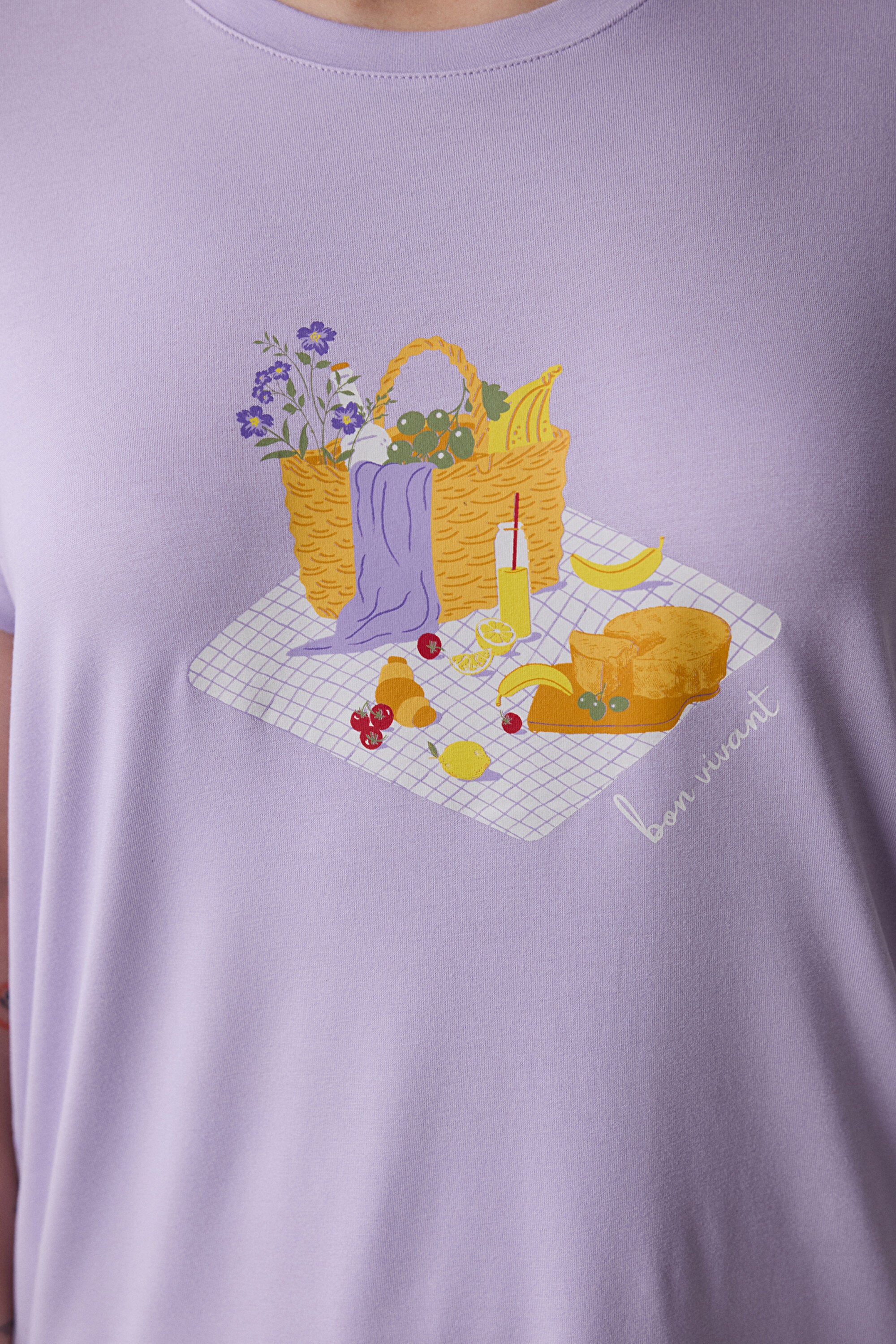 Bon Vivant Lilac T-Shirt