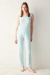 قميص بيجاما بأكمام قصيرة بلون النعناع الأخضر من Cuteness