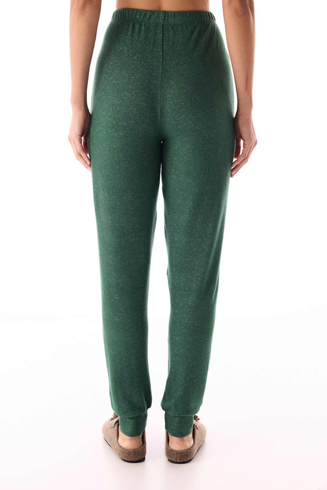 Dark Green Gingerbread Thermal Pajama Bottoms