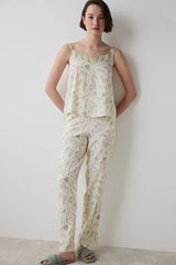 Iris Floral Pants Multicolored Pajama Bottoms