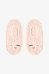 Light Pink Sleepy Striped Embroidered Home Mat