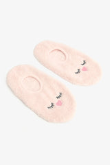 Light Pink Sleepy Striped Embroidered Home Mat