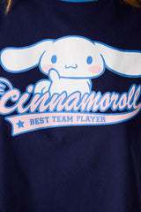 Sanrio Navy Blue Shorts Pajama Set