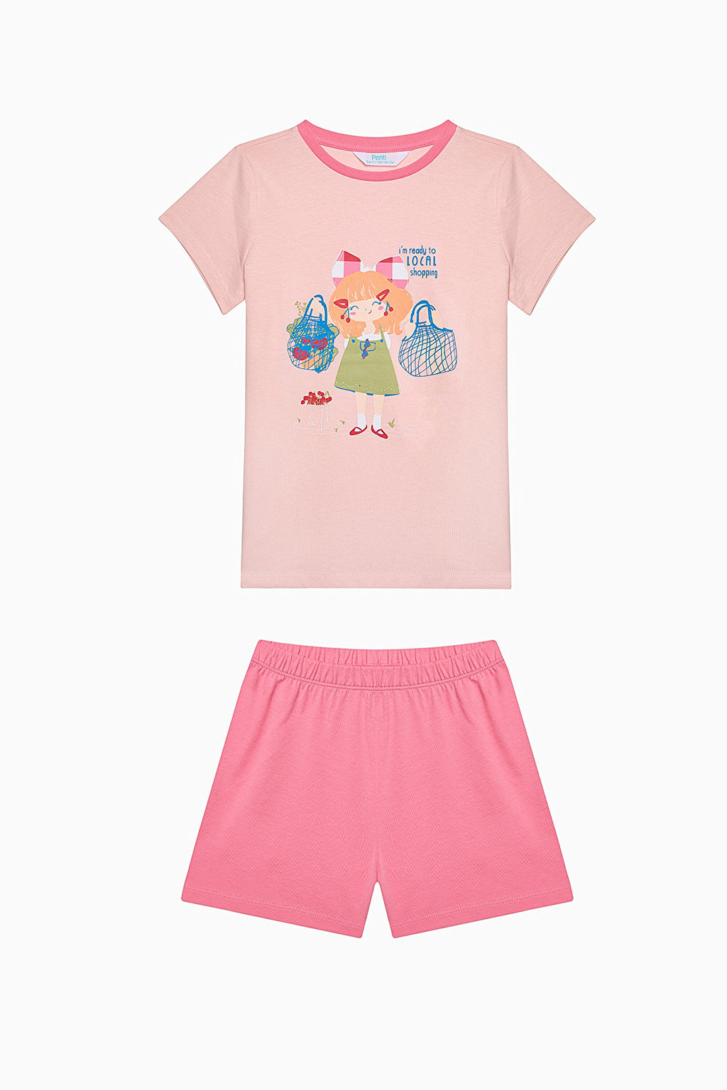 Girl Local Multicolored 2-Piece Pajama Set