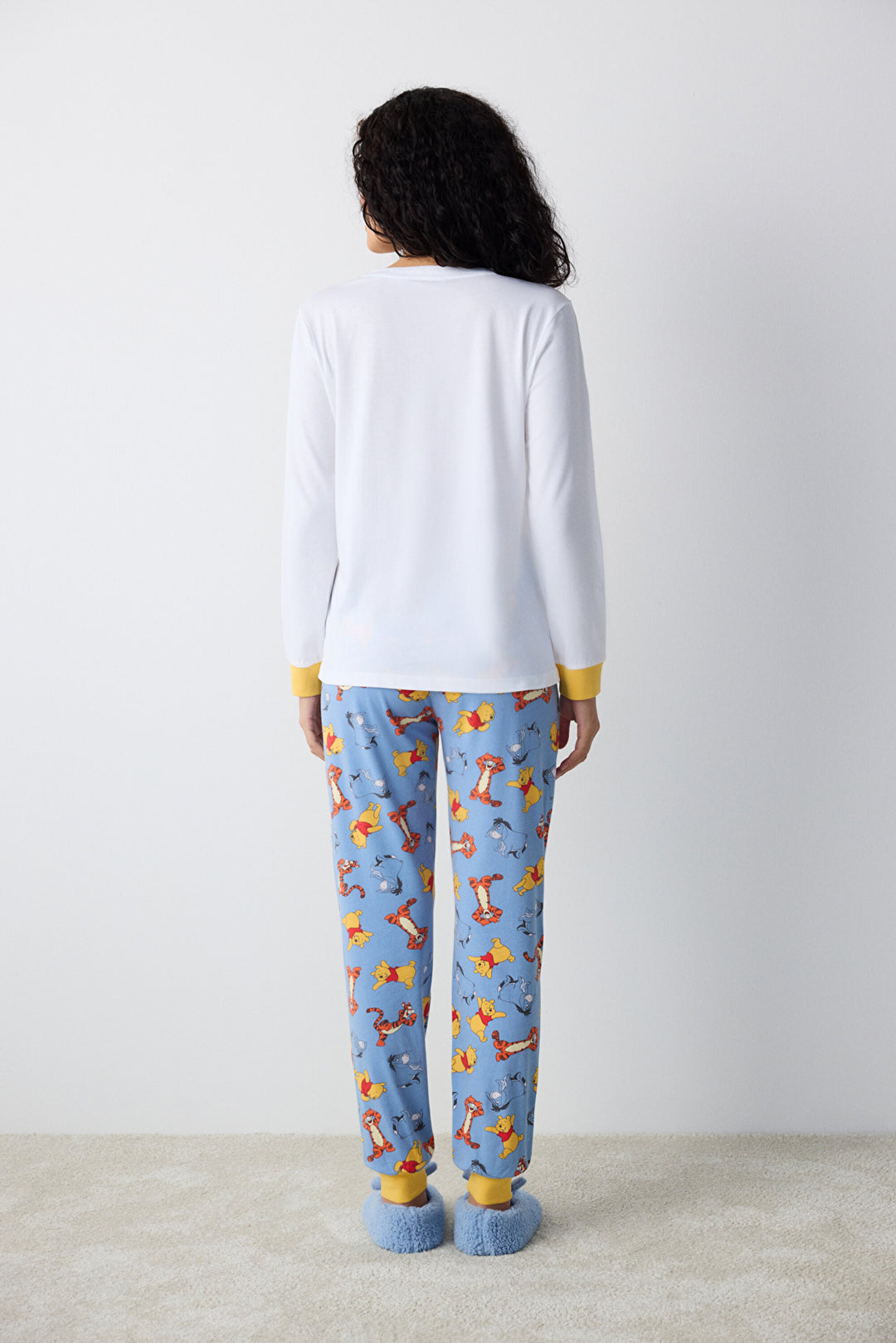 Winnie Cuffed Pants Multicolored Pajama Set