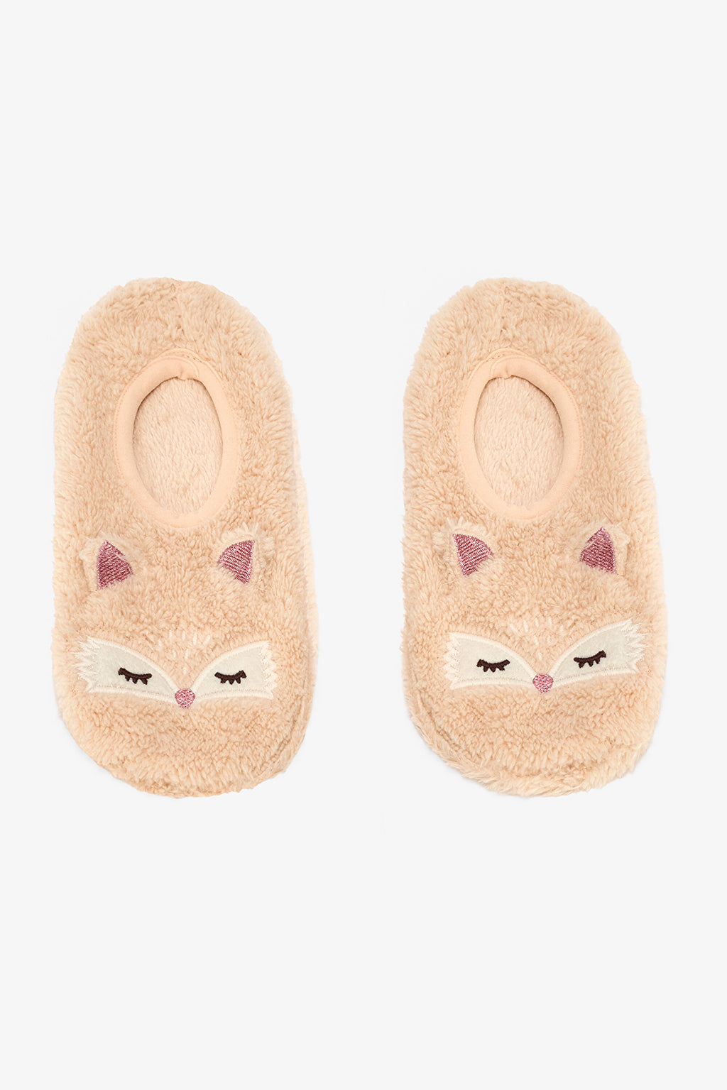 Light Pink Foxy House Slippers