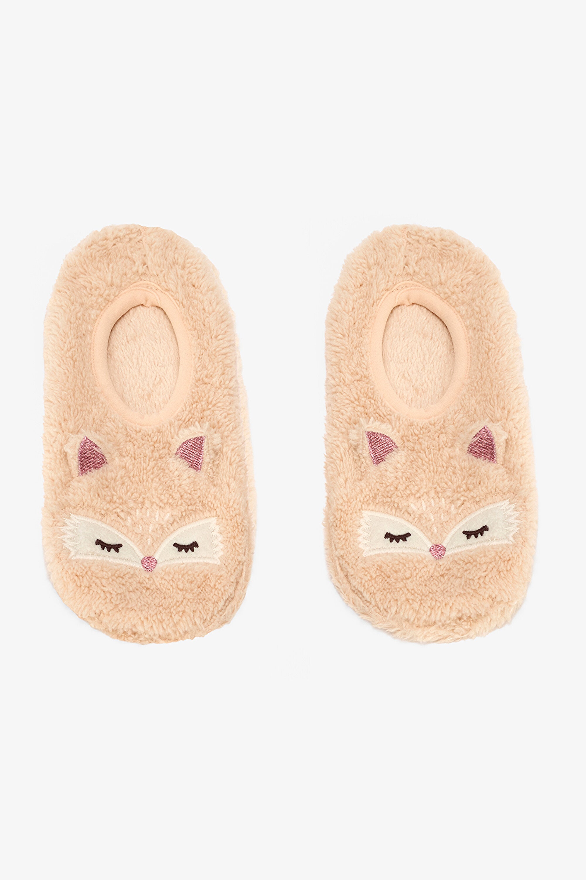 Light Pink Foxy House Slippers