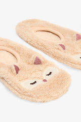 Light Pink Foxy House Slippers