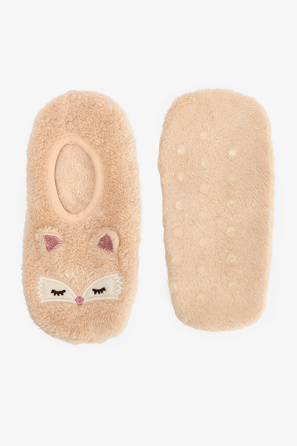 Light Pink Foxy House Slippers