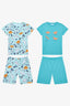 Boy Sleepysaurus 2-Piece Multicolored Pajama Set