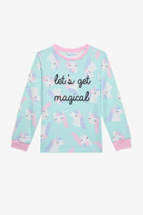 Girls Magical Thermal Multicolored Pajama Set