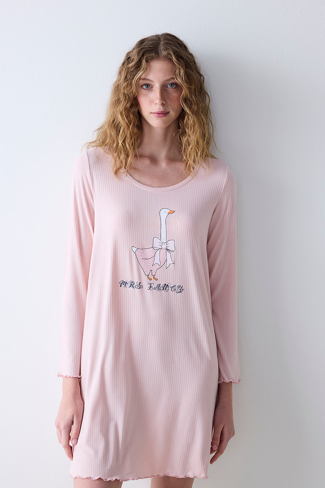 Dreamy Dusty Rose Pink Nightgown