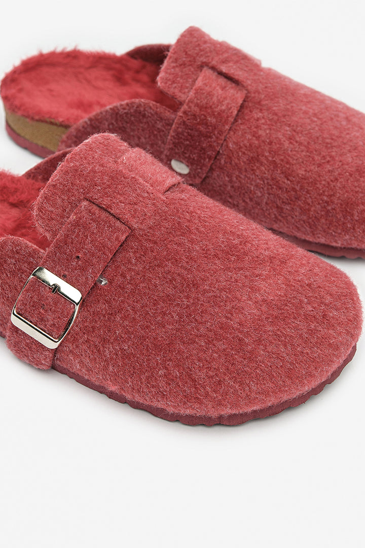 Bloom Red Slippers