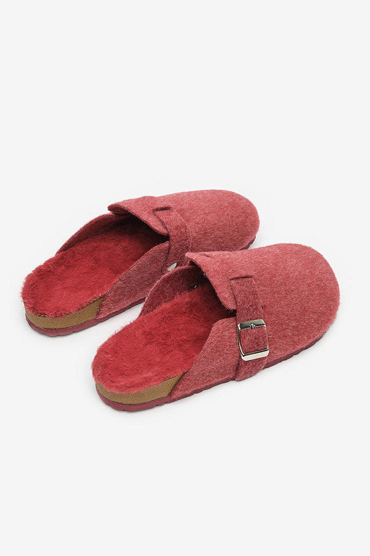 Bloom Red Slippers