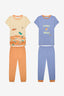 Boys Mars 2-Piece Multicolored Pajama Set