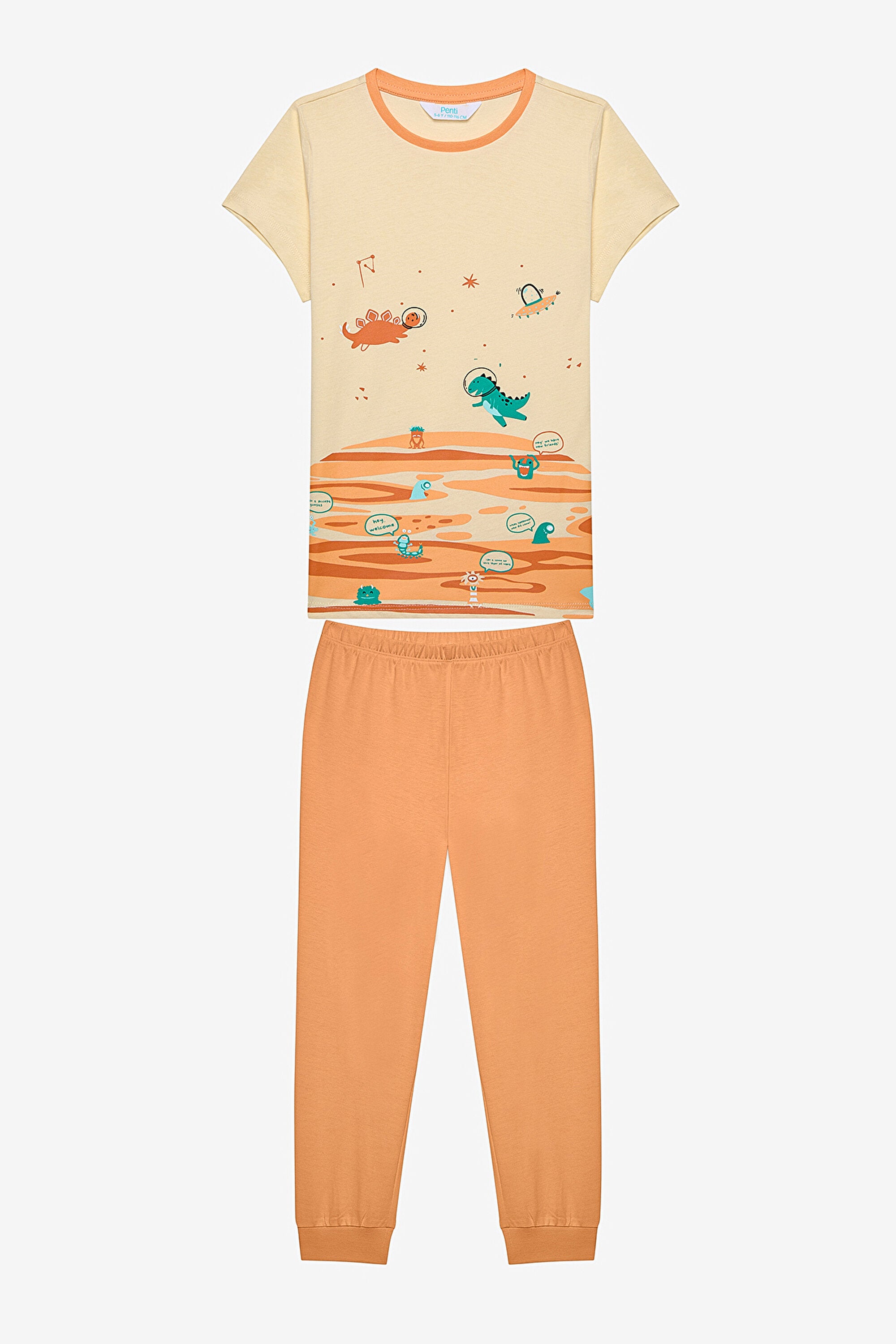 Boys Mars 2-Piece Multicolored Pajama Set